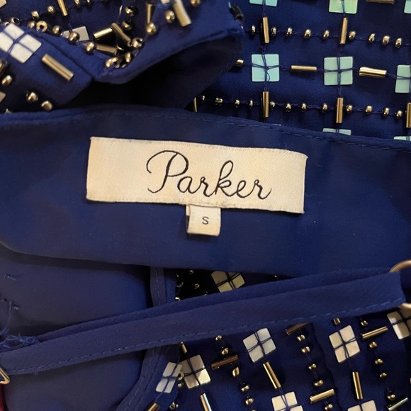 Parker blue beaded dress - Picture 4 of 4